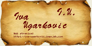 Iva Ugarković vizit kartica